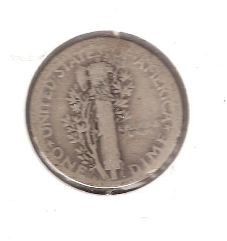 1925d Mercury Dime Reverse